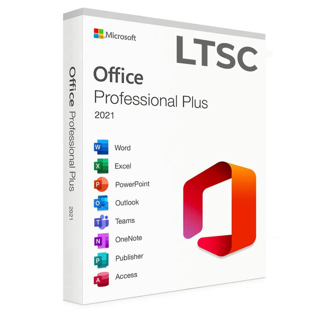 Microsoft Office 2019 Professional Plus (1 PC / Lifetime) Official Box Art & Activation License Key